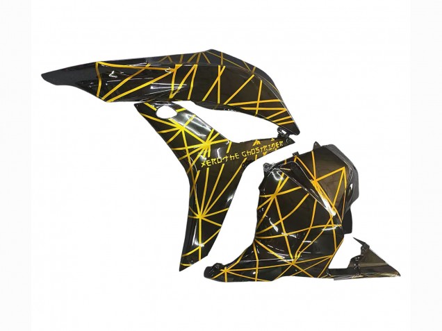 Carenados Moto Honda CBR600RR 2009-2012 - Oro Negro Brillante