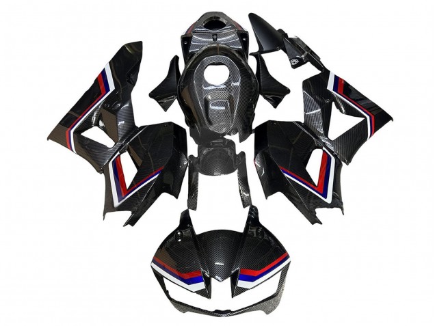 Carenados Moto Honda CBR600RR 2009-2012 - Blanco Rojo Azul Negro FibraCarbono