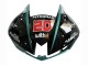 Carenado Moto Honda CBR600RR 2013-2023 - Azul Verdoso Negro Brillante Petronas 20