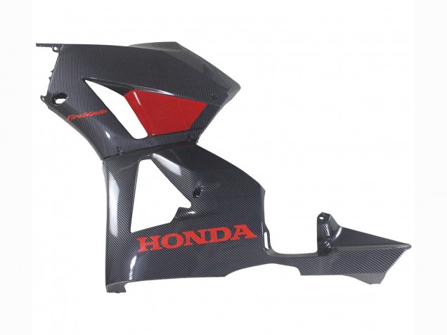 Carenados Moto Honda CBR600RR 2013-2023 - Negro FibraCarbono Rojo