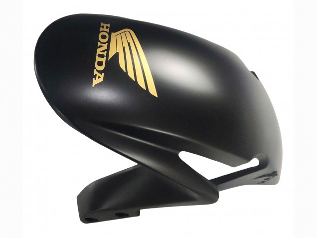 Carenados Moto Honda CBR600RR 2013-2023 - Negro Mate Oro Calcomanías