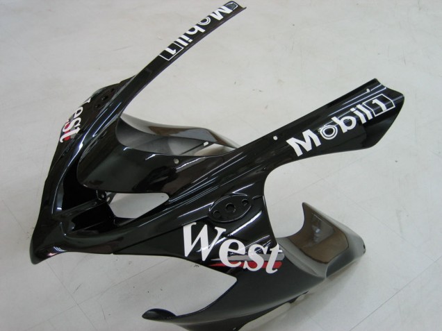 Carenados Moto Kawasaki ZX10R 2004-2005 - Blanco Negro West Ninja