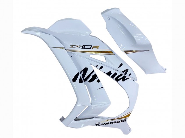 Carenados Moto Kawasaki ZX10R 2016-2020 - Blanco Oro Negro