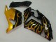 Carenados Moto Kawasaki ZX14R ZZR1400 2006-2011 - Negro Brillante Oro Llama