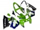 Carenados Moto Kawasaki ZX6R 1998-1999 - Verde Blanco Azul Plata Negro Brillante