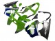 Carenados Moto Kawasaki ZX6R 1998-1999 - Verde Blanco Azul Plata Negro Brillante