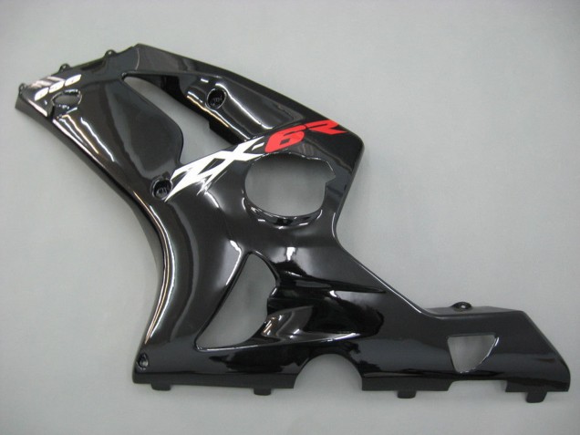 Carenados Moto Kawasaki ZX6R 2003-2004 - Negro Brillante