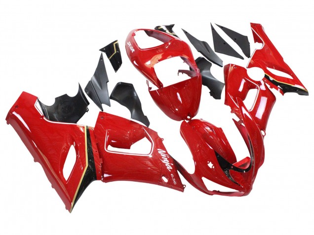 Carenados Moto Kawasaki ZX6R 2005-2006 - Rojo Amarillo Negro