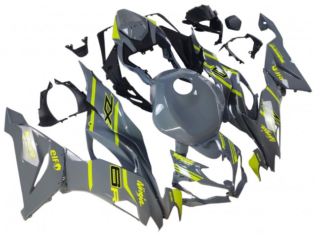 Carenados Moto Kawasaki ZX6R 2019-2022 - Nardo Gris Amarillo
