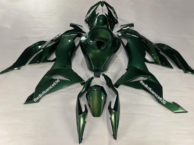 Carenados Moto Kawasaki ZX6R 2019-2022 - Verde Oscuro