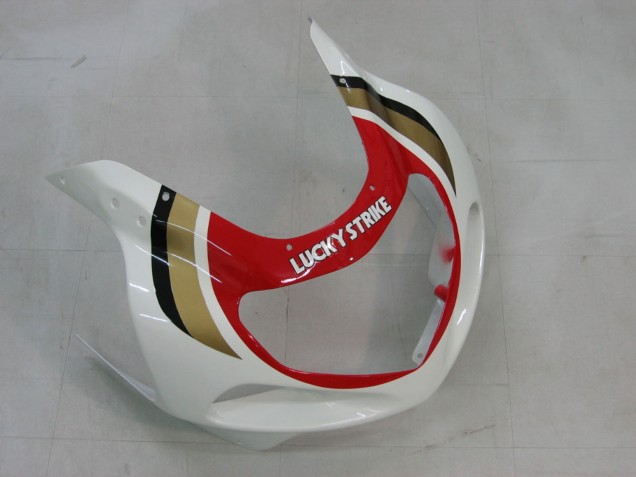 Carenados Moto Suzuki GSXR1000 2000-2002 - Blanco Rojo Lucky Strike