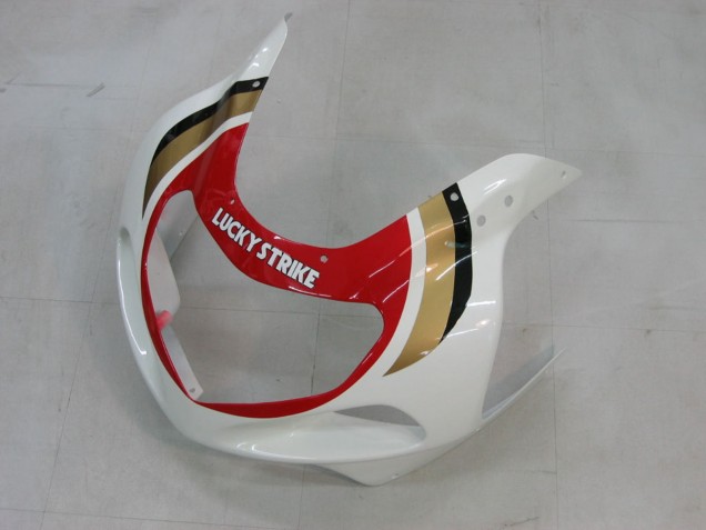 Carenados Moto Suzuki GSXR1000 2000-2002 - Blanco Rojo Lucky Strike