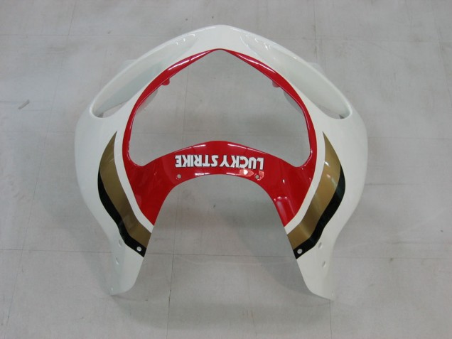 Carenados Moto Suzuki GSXR1000 2000-2002 - Blanco Rojo Lucky Strike