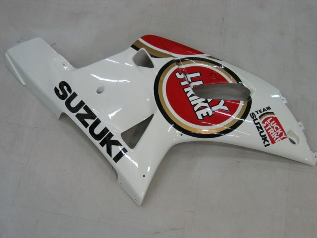 Carenados Moto Suzuki GSXR1000 2000-2002 - Blanco Rojo Lucky Strike