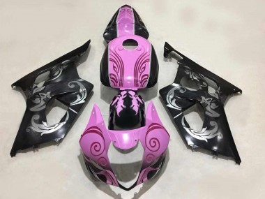 Carenados Moto Suzuki GSXR 1000 2003-2004 - Negro Rosa