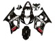 Carenados Moto Suzuki GSXR 1000 2003-2004 - Negro Brillante Blanco Rojo Calcomanías