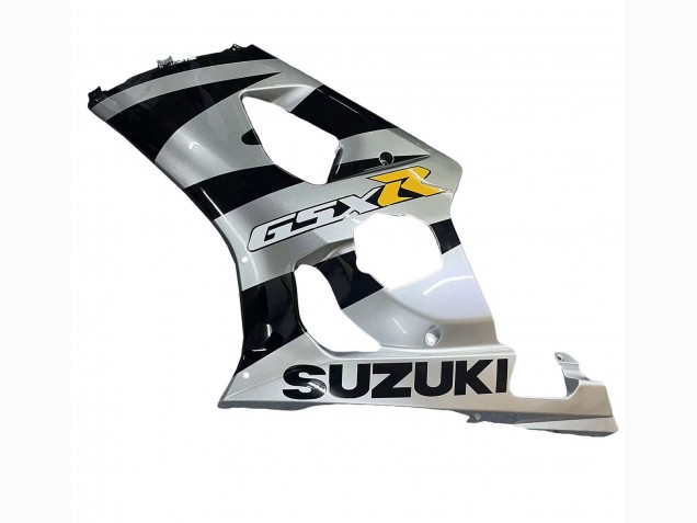 Carenados Moto Suzuki GSXR 1000 2003-2004 - Negro Brillante Plata Gris Amarillo