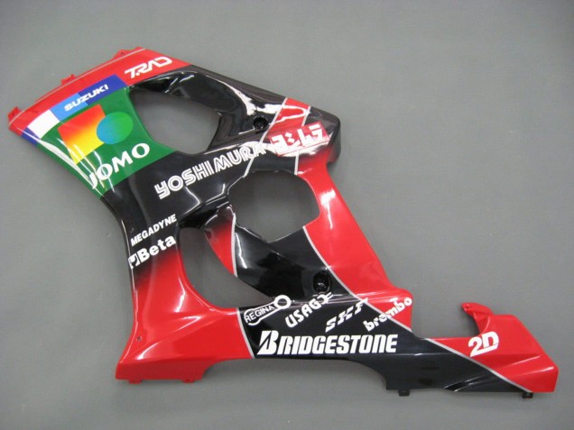 Carenados Moto Suzuki GSXR 1000 2003-2004 - Rojo Amarillo Azul Verde Negro JOMO