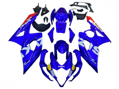 Carenados Moto Suzuki GSXR 1000 2005-2006 - Azul Amarillo Blanco Rojo Motul