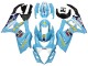 Carenados Moto Suzuki GSXR 1000 2007-2008 - Azul Claro Amarillo Negro Motul Rizla