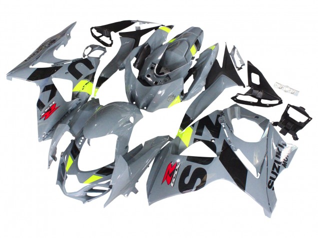 Carenados Moto Suzuki GSXR 1000 2009-2016 - Gris Neon Amarillo Negro Motul