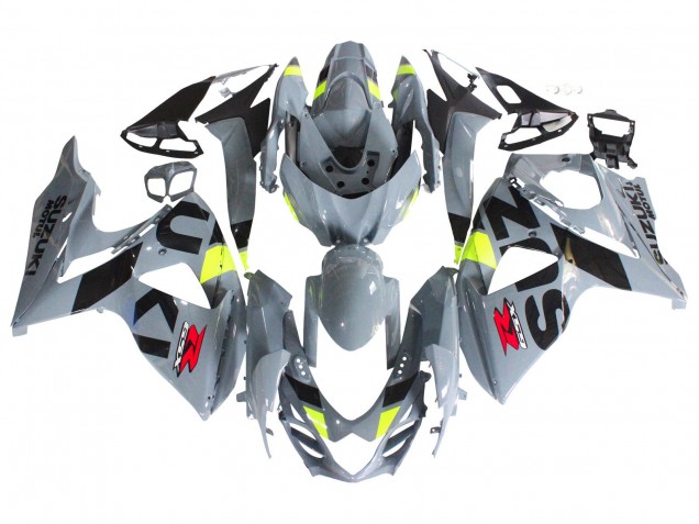Carenados Moto Suzuki GSXR 1000 2009-2016 - Gris Neon Amarillo Negro Motul