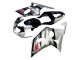 Carenado Moto Suzuki GSXR 600 / GSXR 750 2001-2003 - Plata Negro Brillante Rojo