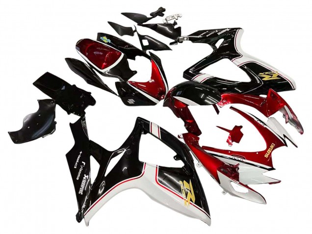 Carenados Moto Suzuki GSXR 600 / GSXR 750 2006-2007 - Rojo Blanco Negro Amarillo