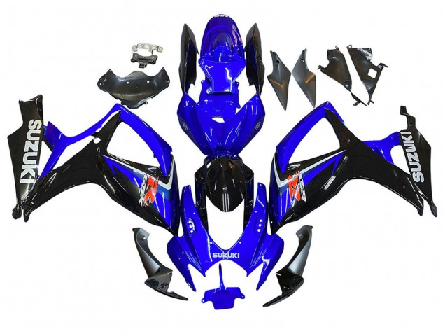 Carenados Moto Suzuki GSXR 600 / GSXR 750 2006-2007 - Azul Negro Rojo