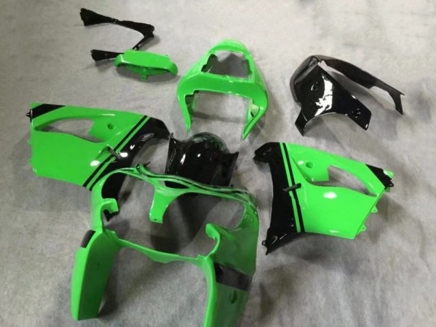 Carenados Moto Kawasaki ZX9R 2002-2003 - Verde Negro Brillante