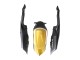 Carenados Moto Suzuki GSXR 600 / GSXR 750 2008-2010 - Negro Mate Blanco Oro