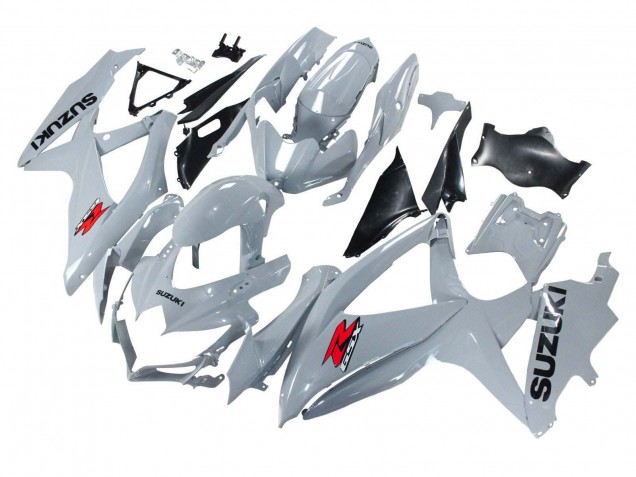 Carenados Moto Suzuki GSXR 600 / GSXR 750 2008-2010 - Gris Brillante