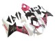 Carenados Moto Suzuki GSXR 600 / GSXR 750 2011-2024 - Blanco Rosa Negro Corona