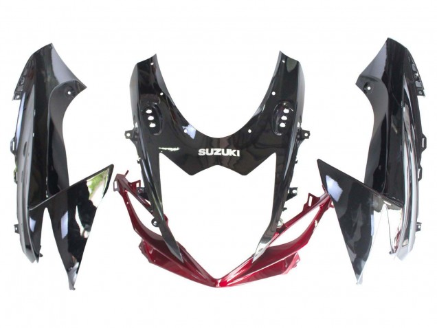Carenado Moto Suzuki GSXR 600 / GSXR 750 2011-2024 - Rojo Negro Brillante