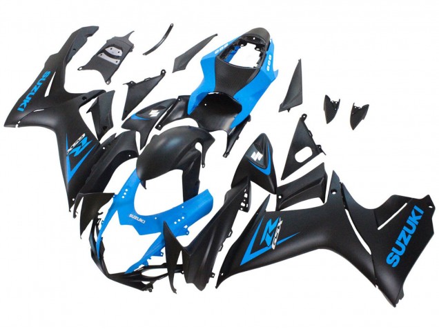 Carenado Moto Suzuki GSXR 600 / GSXR 750 2011-2024 - Azul Negro Mate