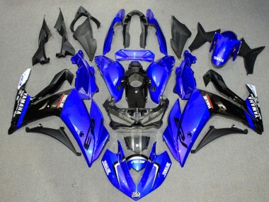 Carenados Moto Yamaha YZF R3/R25 2015-2018 - Azul Negro Brillante