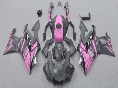 Carenados Moto Yamaha YZF R3/R25 2015-2018 - Rosa Negro Brillante