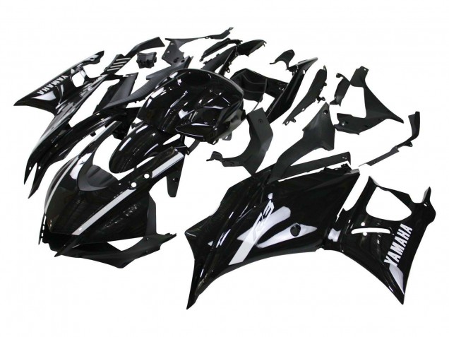 Carenados Moto Yamaha YZF R3/R25 2019-2021 - Negro Brillante Blanco