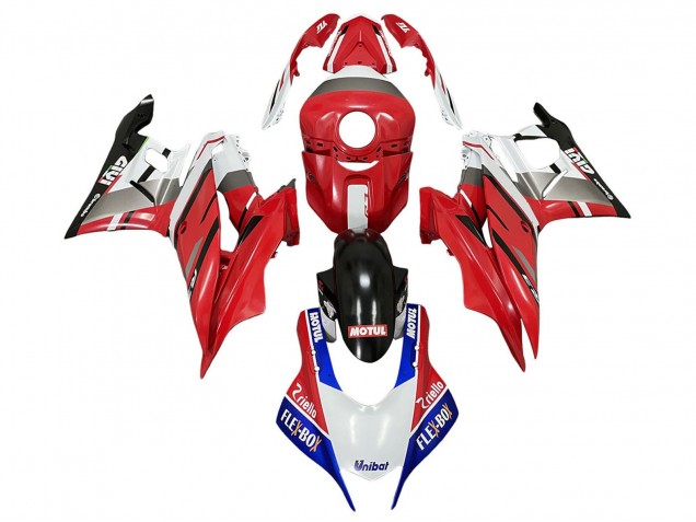 Carenados Moto Yamaha YZF R3/R25 2019-2021 - Blanco Rojo Azul Negro Givi Motul