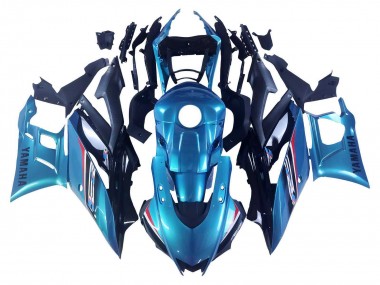 Carenado Moto Yamaha YZF R3/R25 2022-2024 - Azul Blanco Rojo Negro