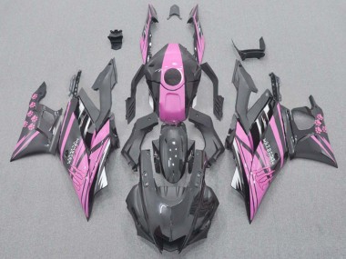 Carenados Moto Yamaha YZF R3/R25 2022-2024 - Rosa Negro Monstruo