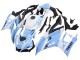 Carenados Moto Yamaha YZF R3/R25 2022-2024 - Blanco Azul Claro