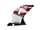 Carenado Moto Yamaha YZF 1000 R1 2000-2001 - Rojo Blanco Negro Brillante