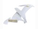 Carenados Moto Yamaha YZF 1000 R1 2002-2003 - Blanco Oro Calcomanías