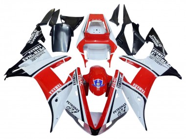 Carenados Moto Yamaha YZF 1000 R1 2002-2003 - Blanco Rojo Negro Petronas
