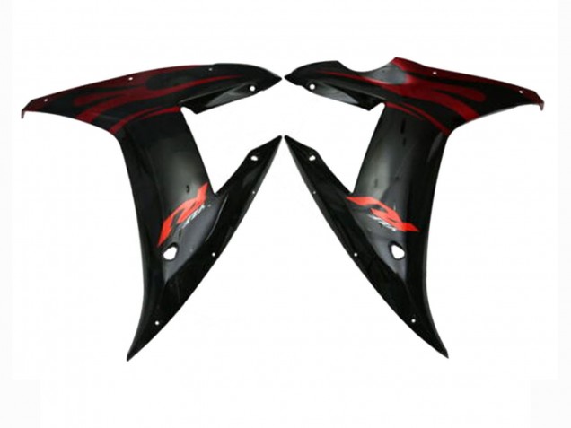 Carenados Moto Yamaha YZF 1000 R1 2002-2003 - Rojo Negro Llama