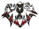 Carenados Moto Yamaha YZF 1000 R1 2004-2006 - Negro Brillante Rojo Llama