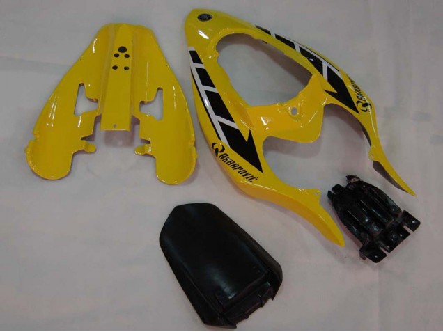Carenados Moto Yamaha YZF 1000 R1 2004-2006 - Amarillo Blanco Negro Brillante