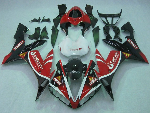 Carenados Moto Yamaha YZF 1000 R1 2004-2006 - Rojo Blanco Negro Verde Volvo Jika Fimer Santander