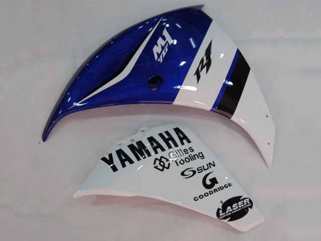 Carenados Moto Yamaha YZF 1000 R1 2009-2011 - Blanco Azul Negro M1